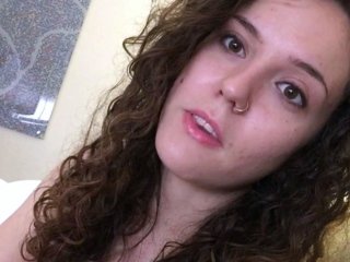 Chubby Brunette Big Boobs Dildo Masturbation